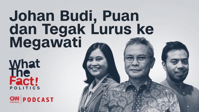 Politikus PDIP Johan Budi mengungkapkan pandangan soal situasi politik dan hukum terkini dalam episode terbaru What The Fact! Politics.