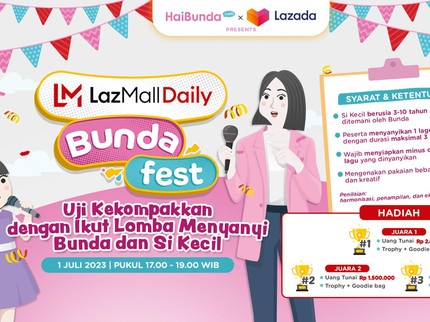 Bunda dan Si Kecil Hobi Menyanyi? Yuk Ikutan Lomba Berhadiah Jutaan Rupiah
