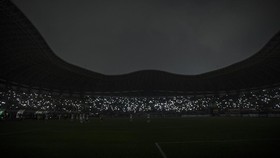 FOTO: Detik-detik Mati Lampu Saat Laga Persija Vs Ratchaburi