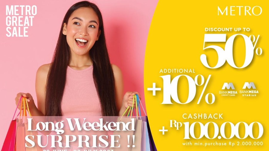 Metro Great Sale Long Weekend Surprise