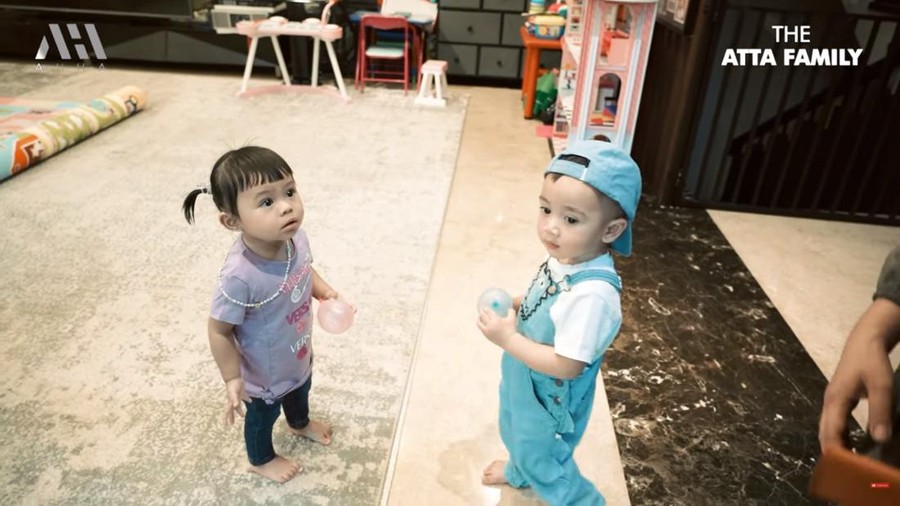 Potret Ameena dan Cipung Playdate