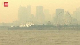 VIDEO: Kebakaran Hutan Makin Parah, Udara Montreal Terburuk di Dunia
