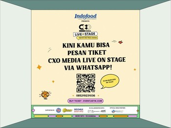 Tiket CXO Media Live on Stage Bisa Dibeli via WhatsApp
