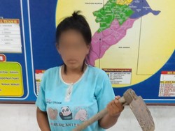 Tampang Wanita yang Tega Bunuh Lalu Kubur Bayi Baru Dilahirkannya