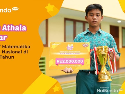 Fatih Athala Anwar, 'Master' Matematika Tingkat Nasional di Usia 12 Tahun