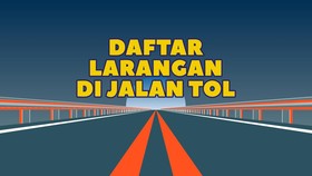 INFOGRAFIS: Daftar Larangan di Jalan Tol