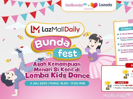 Yuk Daftarkan Si Kecil Lomba Kids Dance, Bisa Dapat Hadiah Jutaan Rupiah