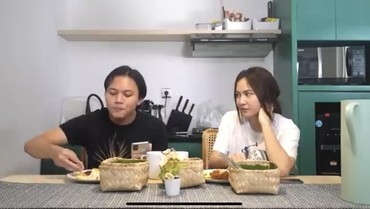 Makan Jengkol, Mahalini Digoda Adik Rizky Febian