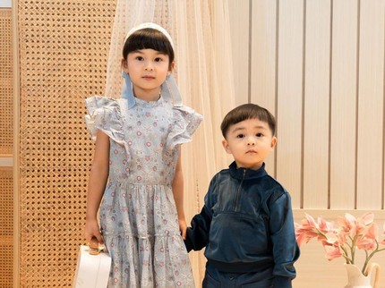 7 Potret Kedekatan Nastusha dan Dante Anak Chelsea Olivia, Kompak Banget Bun