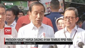 VIDEO: Presiden Kaget Harga Daging Ayam Tembus Rp50 Ribu