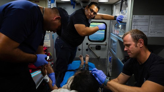 FOTO: Terpanggang Suhu 'Neraka' di Texas AS