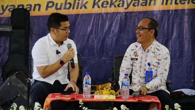 Bane Raja Manalu mendorong pelaku usaha mikro kecil menangah di Sumut mendaftarkan merek dagangnya ke Direktorat Jenderal Kekayaan Intelektual Kemenkumham.