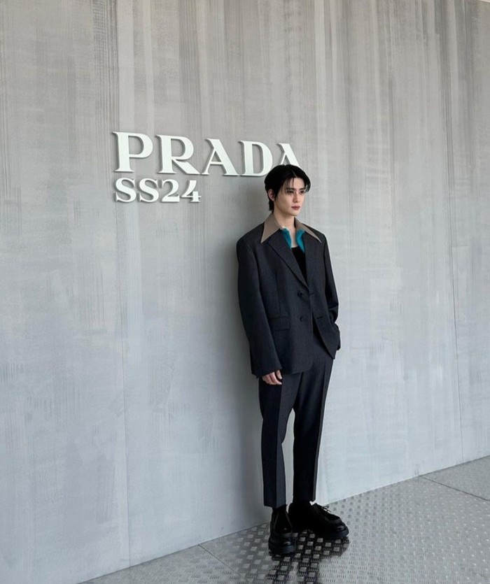 Jaehyun jadi member NCT selanjutnya, yang sudah lama diketahui berkolaborasi dengan brand fashion mewah dari Italia, PRADA/Foto: instagram.com/nct