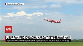 VIDEO: Libur Panjang Iduladha, Harga Tiket Pesawat Naik