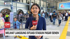 VIDEO: Melihat Langsung Situasi Stasiun Pasar Senen