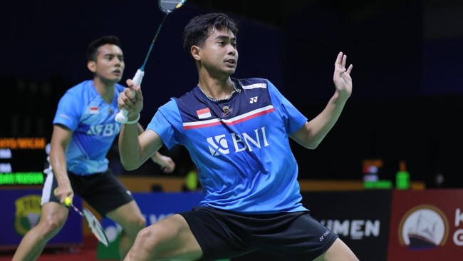 Rahmat Hidayat menanggapi positif keputusan berduet dengan sang senior Kevin Sanjaya Sukamuljo.