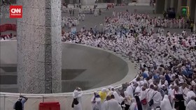 VIDEO: Usai Wukuf Di Arafah, Jemaah Haji Bersiap Lempar Jamrah