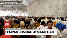 VIDEO: Lempar Jumrah Jemaah Haji