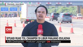 VIDEO: Situasi Terkini Ruas Tol Cikampek di Libur Panjang Iduladha