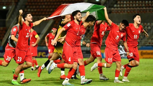 Keberhasilan meraih tiket Piala Dunia U-17 2023 di Indonesia mengurangi stres pemain-pemain timnas Iran yang berlaga di Piala Asia U-17.