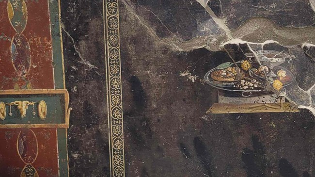 FOTO: Lukisan 'Nenek Moyang' Pizza Ditemukan di Reruntuhan Pompeii
