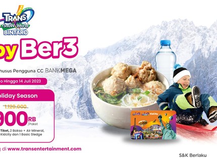 Ingin Main Salju? Liburan Long Weekend ke Trans Snow World Bintaro Saja Bun!