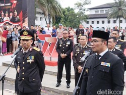 HUT Bhayangkara, RK Titip Kondusivitas Pemilu 2024 ke Polda Jabar