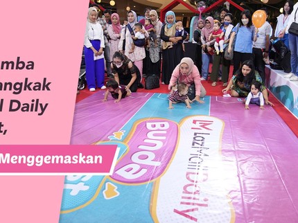 Heboh Lomba Bayi Merangkak di LazMall Daily Bundafest, Seru dan Menggemaskan Bun!