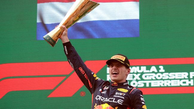 Hasil F1 GP Austria: Max Verstappen Jadi Pemenang