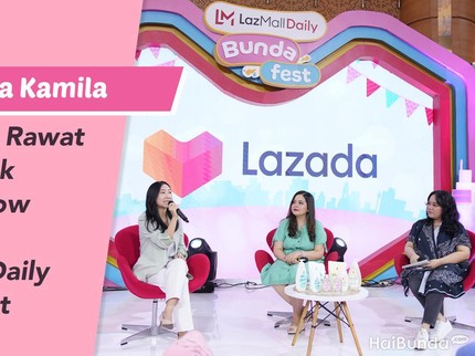 Tasya Kamila Bagi Tips Rawat Kulit Anak di Talkshow Hari ke-3 LazMall Daily Bundafest