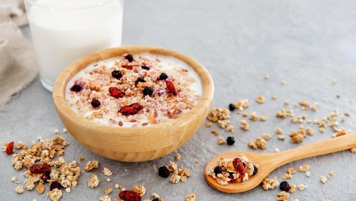 Ilustrasi cemilan oatmeal