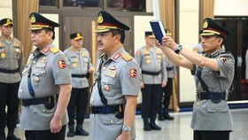 Kapolri Resmi Lantik Komjen Agus Andrianto Jadi Wakapolri