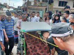 Lansia di Palembang Meninggal Duduk di Becak saat Tunggu Penumpang