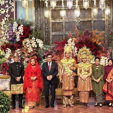 Suasana Resepsi Pernikahan Cucu Megawati Soekarnoputri dengan Pria Aljazair