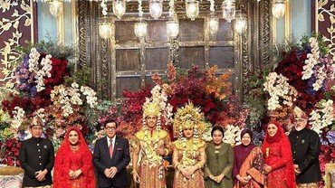 Suasana Resepsi Pernikahan Cucu Megawati Soekarnoputri dengan Pria Aljazair