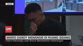 VIDEO: Momen Mario Dandy Menangis Di Ruang Sidang