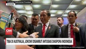 VIDEO: Tiba di Australia, Jokowi Disambut Antusias Diaspora Indonesia