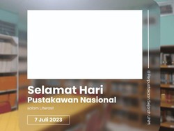 10 Twibbon Hari Pustakawan Nasional 2023 untuk Peringatan 7 Juli