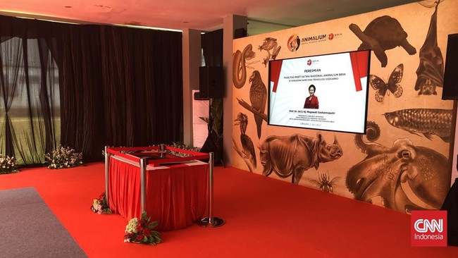Fasilitas riset Animalium, Cibinong, Jawa Barat, akan diresmikan oleh Ketua Dewan Pengarah BRIN Megawati Soekarnoputri siang ini.