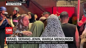 VIDEO: Lancarkan Operasi Militer Israel Serang Jenin, Warga Mengungsi