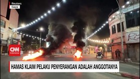 VIDEO: Serangan Skala Besar di Tel Aviv Israel, 8 Orang Terluka