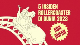 INFOGRAFIS: 5 Insiden Roller Coaster di Dunia pada 2023, Ada Dufan