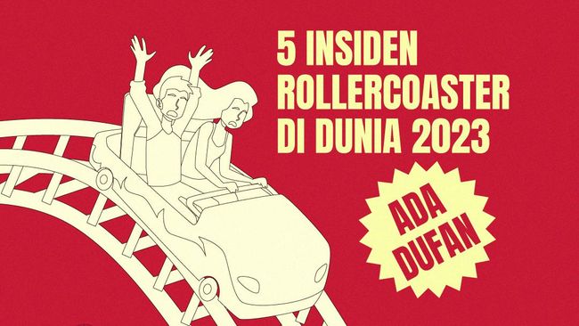 INFOGRAFIS 5 Insiden Roller Coaster di Dunia pada 2023 Ada Dufan