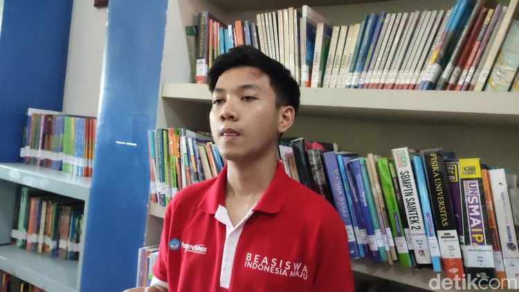 Alumnus SMAN 3 Semarang Maulana Fatahillah Adzima, Kamis (6/7/2023). Alumnus SMAN 3 Semarang Maulana Fatahillah Adzima, Kamis (6/7/2023).