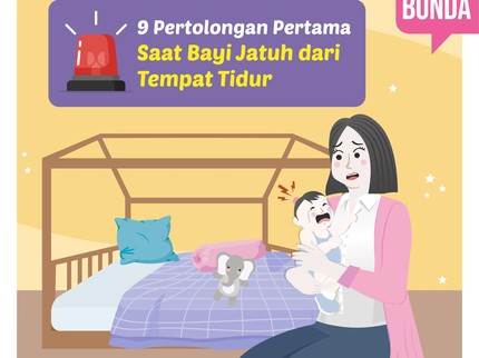 9 Pertolongan Pertama Saat Bayi Jatuh dari Tempat Tidur