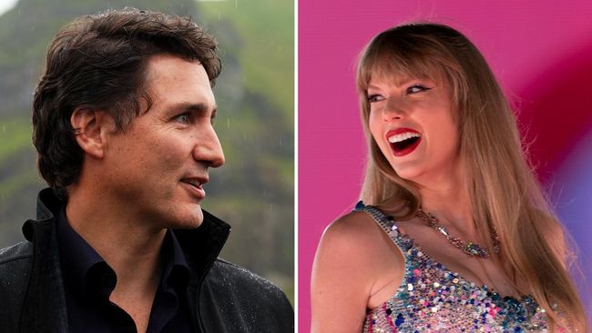 PM Kanada Justin Trudeau mencolek Taylor Swift lantaran tak memilih Kanada untuk masuk dalam daftar tanggal konser internasional The Eras Tour.