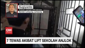 VIDEO: Kelebihan Muatan, Lift Sekolah Anjlok 7 Orang Tewas