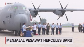 VIDEO: Prabowo Subianto Jajal Pesawat Hercules Baru TNI