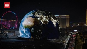VIDEO: Melihat Pesona Sphere, Bangunan Bola LED Terbesar di Las Vegas