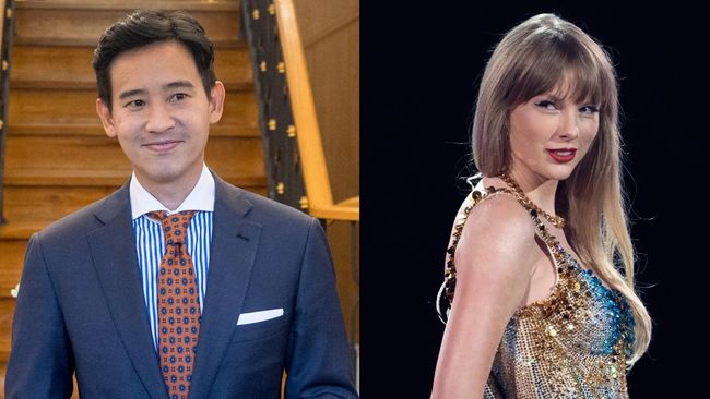 Bakal calon PM Thailand Pita Limjaroenrat mengajak Taylor Swift datang ke negaranya untuk menggelar konser The Eras Tour.